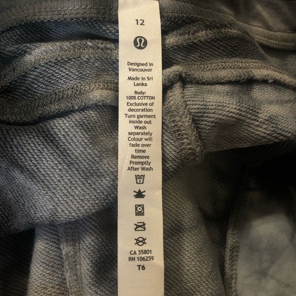 LULULEMON Warm Down Jogger Earth Dye Size 12 - Picture 8 of 10